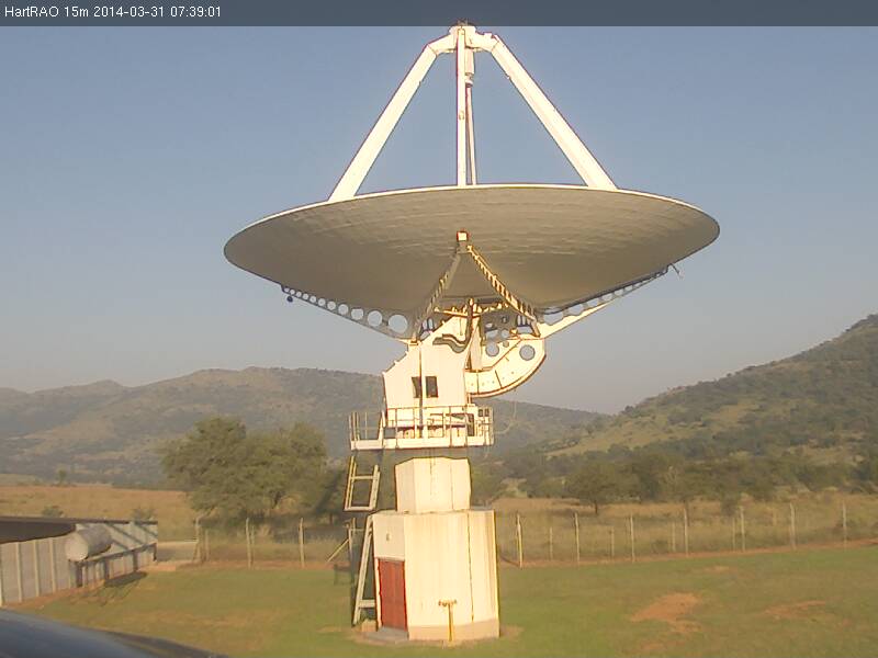 HartRAO 15-m antenna