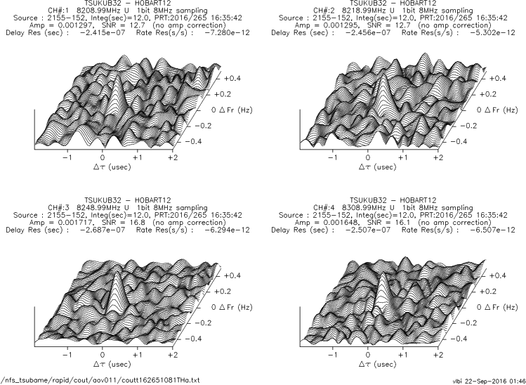 3-D fringe plot